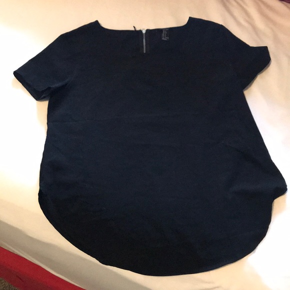 black forever 21 blouse tee - Picture 3 of 4